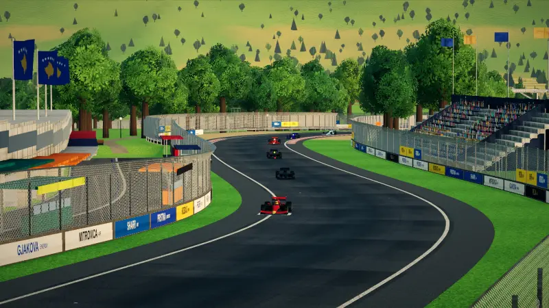 Over the crest, Kosovo: Kosovo racing game screenshot