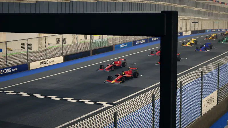 On the grid for the Lao Grand Prix: Laos racing game screenshot