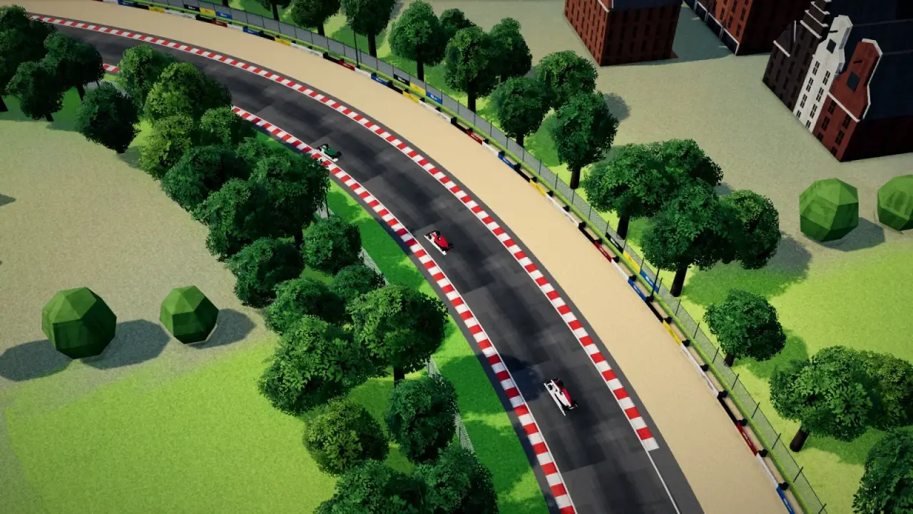 The helicopter over the Latvia circuit: the Latvia racing game