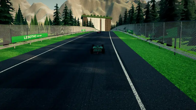 The climb to the hairpin, Lesotho: Lesotho racing game screenshot