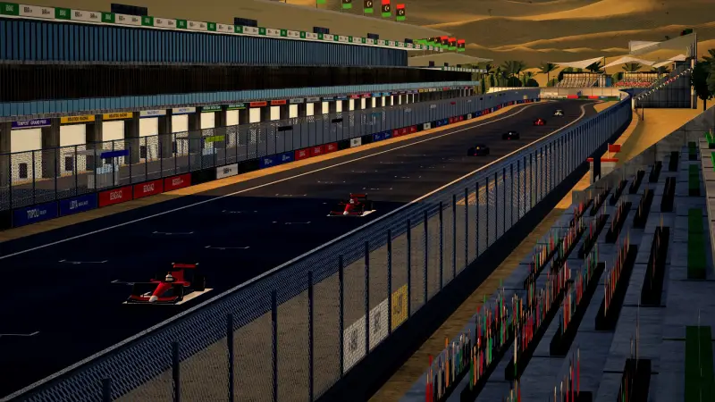 Crossing the line at the Libya circuit: Libya racing game screenshot