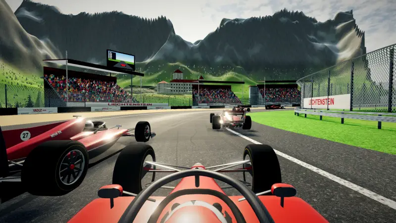 On board around Liechtenstein: Liechtenstein racing game screenshot