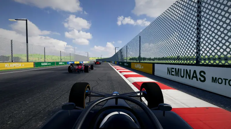 On board around Lithuania: Lithuania racing game screenshot