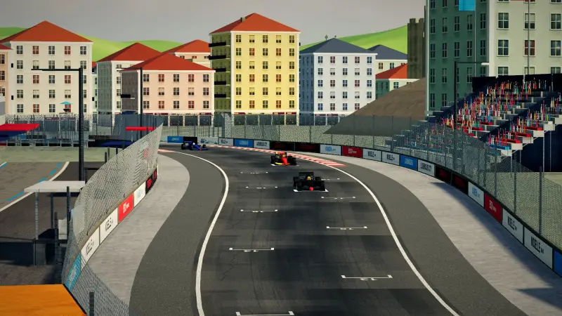 Through the dip, Luxembourg: Luxembourg racing game screenshot