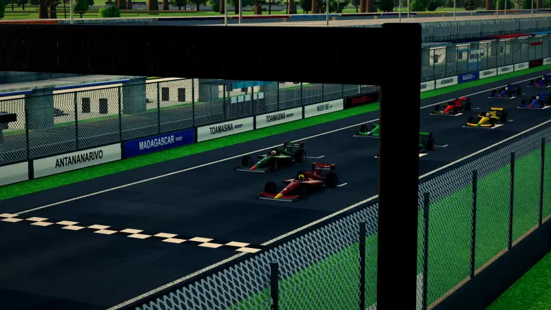 On the grid for the Malagasy Grand Prix: Madagascar racing game screenshot