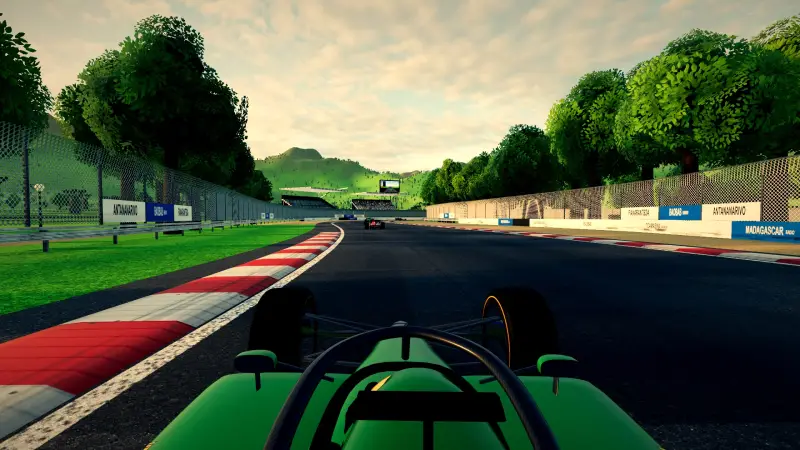 On board around Madagascar: Madagascar racing game screenshot
