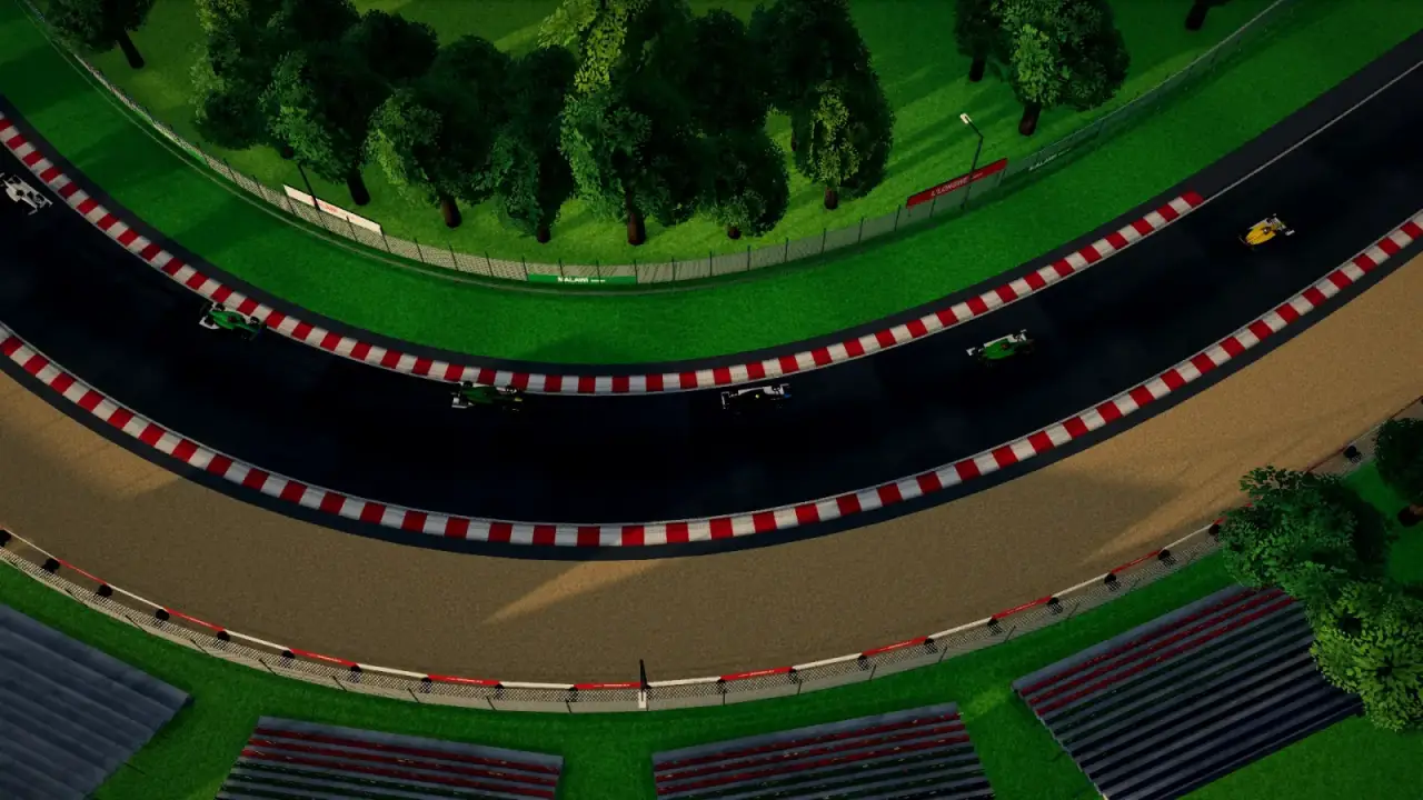 The helicopter over the Malawi circuit: the Malawi racing game