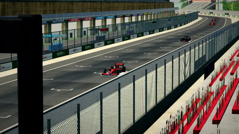 Crossing the line at the Maldives circuit: Maldives racing game screenshot