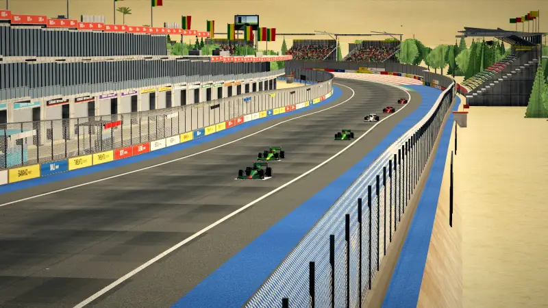 Over the crest, Mali: Mali racing game screenshot