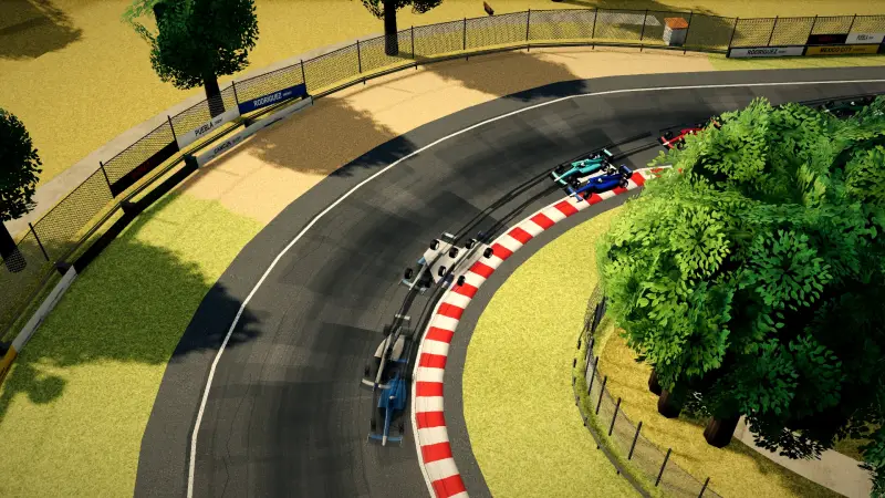 The helicopter over the Mexico circuit: Mexico racing game screenshot