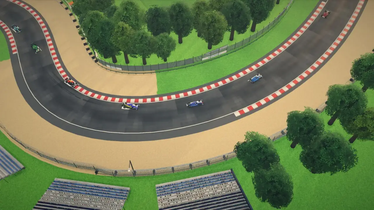 The helicopter over the Micronesia circuit: the Micronesia racing game