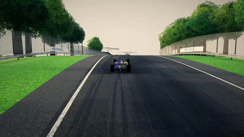 The corkscrew, Micronesia: Micronesia racing game screenshot