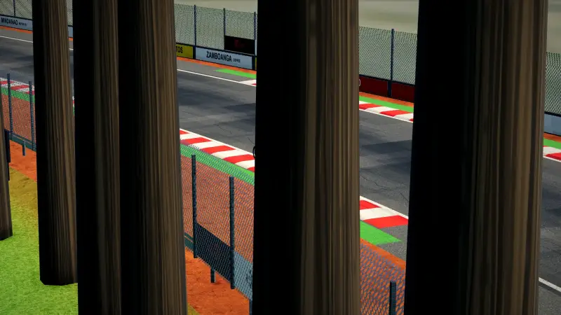 Craning over the Mindanao track: Mindanao racing game screenshot