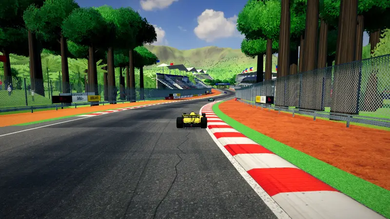 Chasing through a corner in Mindanao: Mindanao racing game screenshot