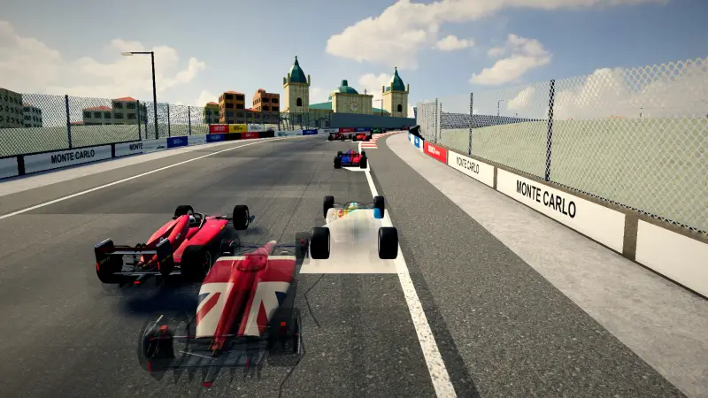 The climb to the hairpin, Monaco: Monaco racing game screenshot