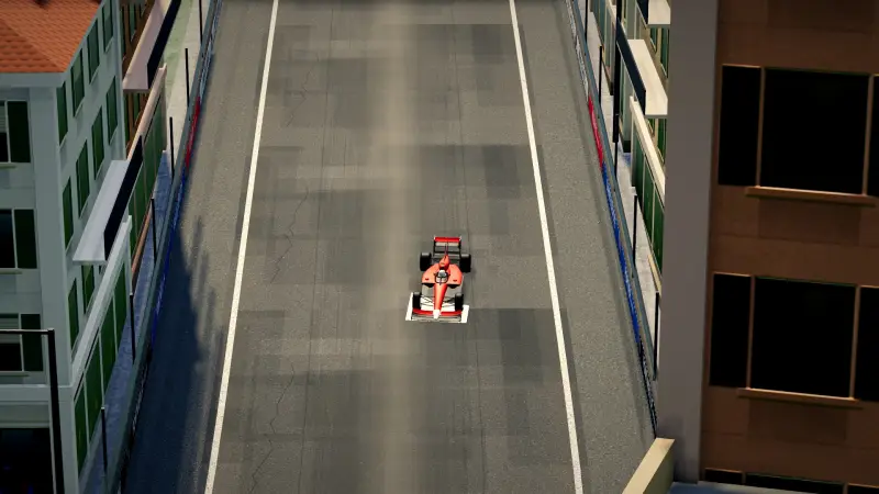 Down the plunge, Monaco: Monaco racing game screenshot