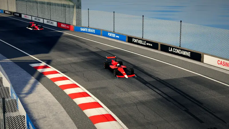 Out of the tunnel, Monaco: Monaco racing game screenshot