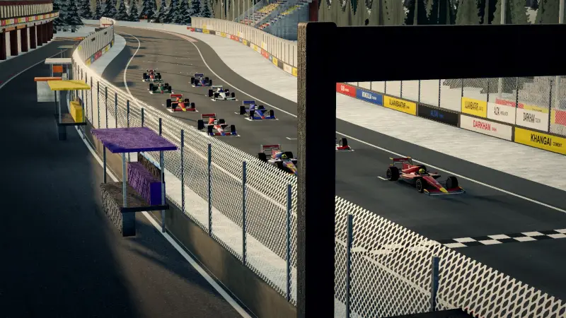 On the grid for the Mongolian Grand Prix: Mongolia racing game screenshot