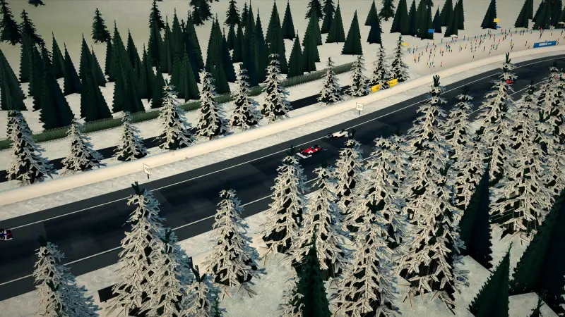 The helicopter over the Mongolia circuit: Mongolia racing game screenshot