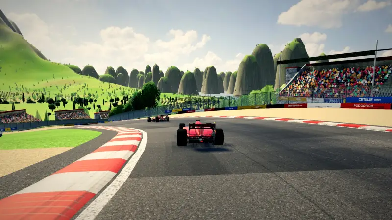 The corkscrew, Montenegro: Montenegro racing game screenshot