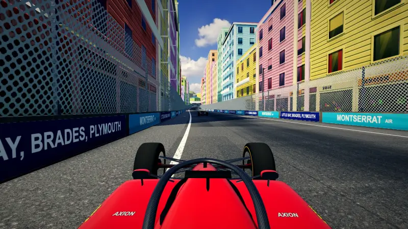 On board around Montserrat: Montserrat racing game screenshot