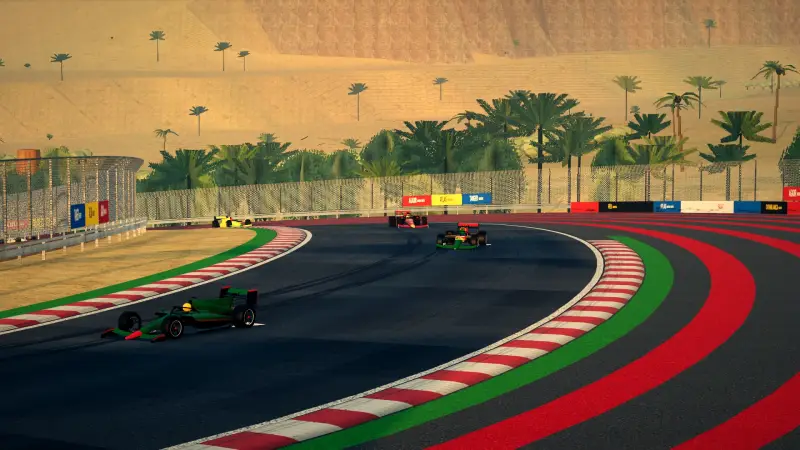 The climb to the hairpin, Morocco: Morocco racing game screenshot