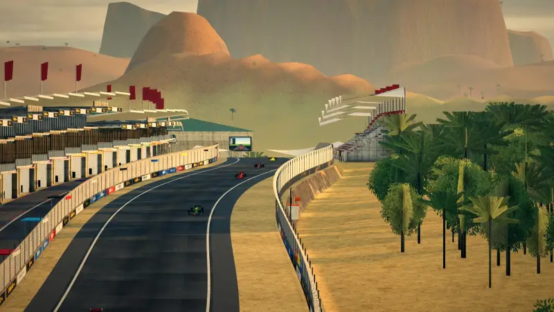 Down the plunge, Morocco: Morocco racing game screenshot