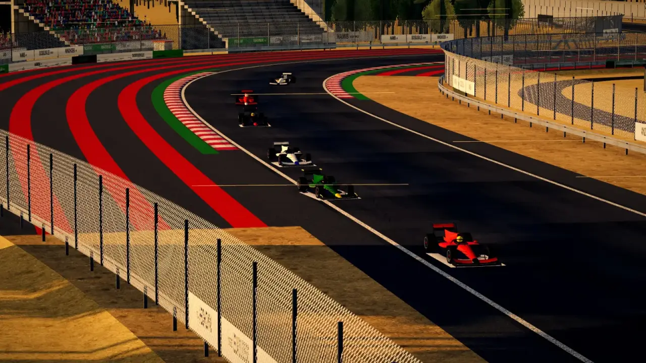 Craning over the Namibia track: the Namibia racing game