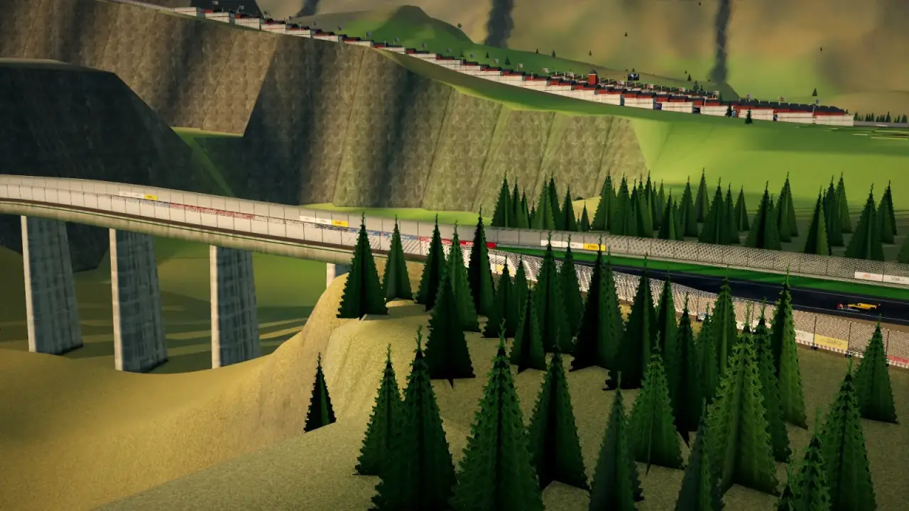 Over the viaduct, Nepal: the Nepal racing game