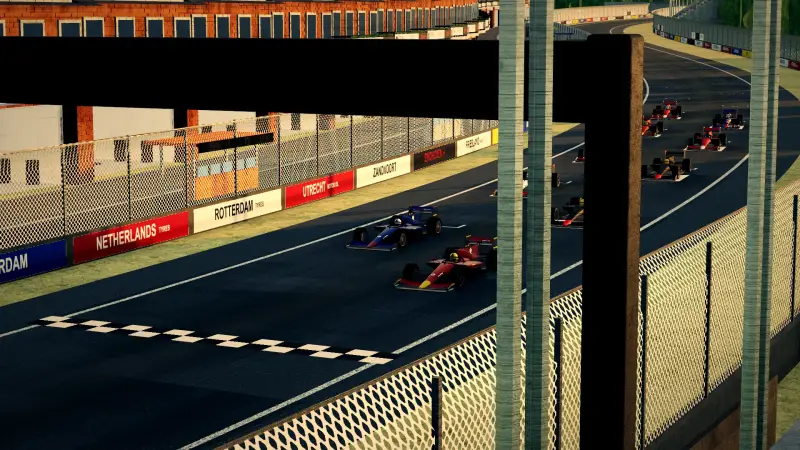 On the grid for the Dutch Grand Prix: Netherlands racing game screenshot