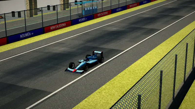 Through the dip, New Caledonia: New Caledonia racing game screenshot