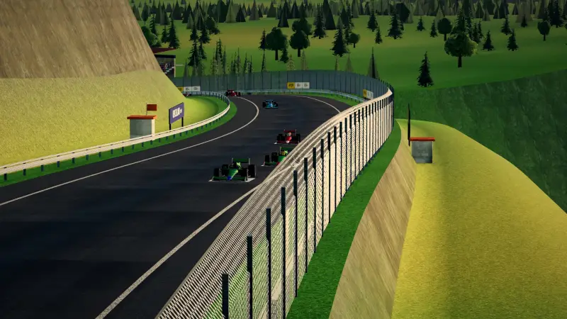 Over the crest, New Zealand: New Zealand racing game screenshot