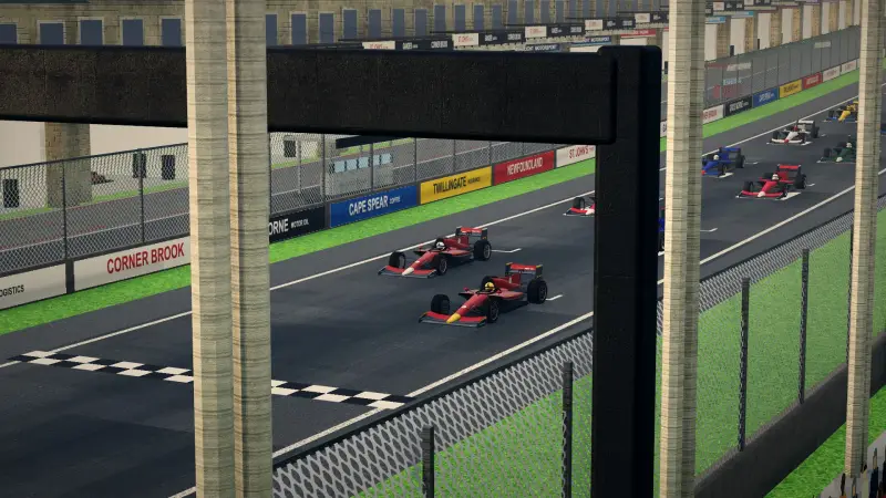 On the grid for the Newfoundland Grand Prix: Newfoundland racing game screenshot