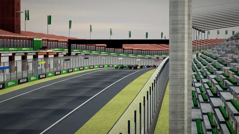 On the grid for the Grand Prix of Norfolk Island: Norfolk Island racing game screenshot