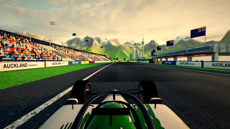 On board around North Island: North Island racing game screenshot