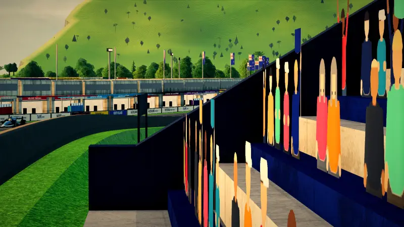 Over the crest, North Island: North Island racing game screenshot
