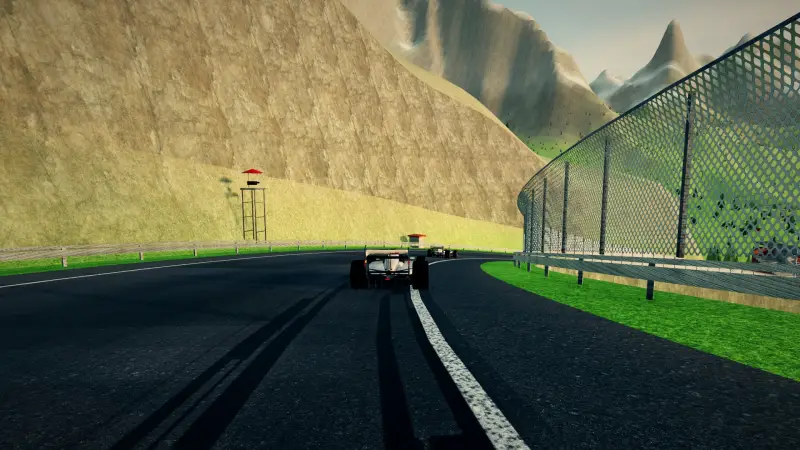 Down the plunge, North Korea: North Korea racing game screenshot