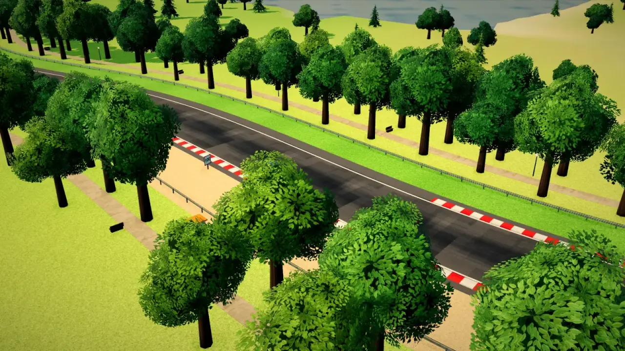 The helicopter over the North Macedonia circuit: the North Macedonia racing game