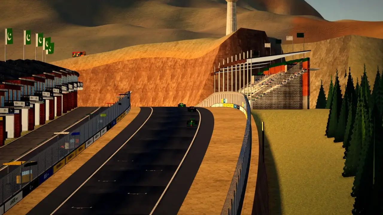 Down the plunge, Pakistan: the Pakistan racing game
