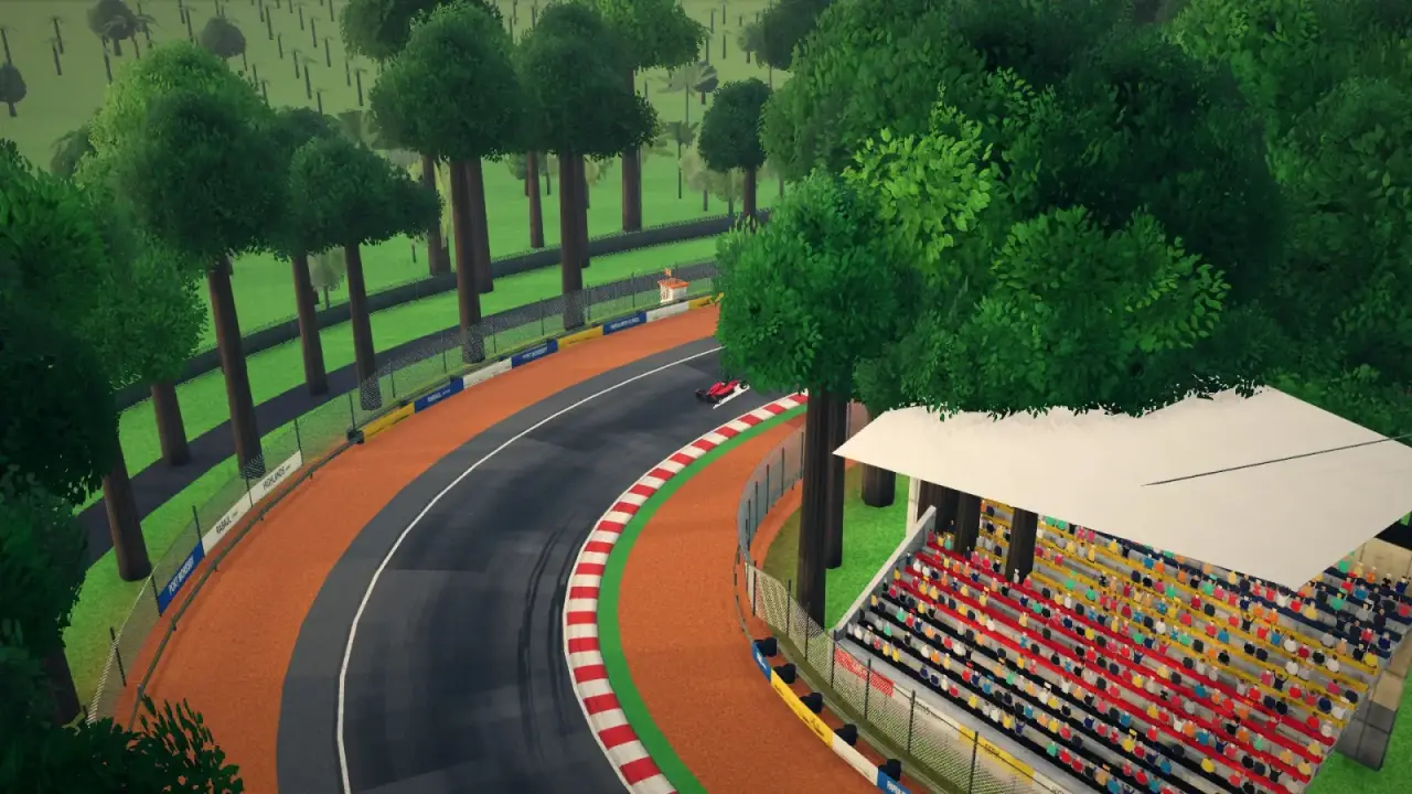 The helicopter over the Papua New Guinea circuit: the Papua New Guinea racing game