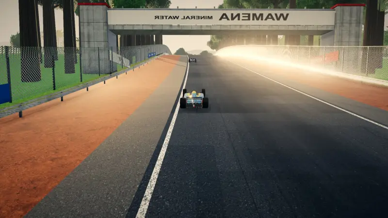 Compression into the crest, Papua: Papua racing game screenshot