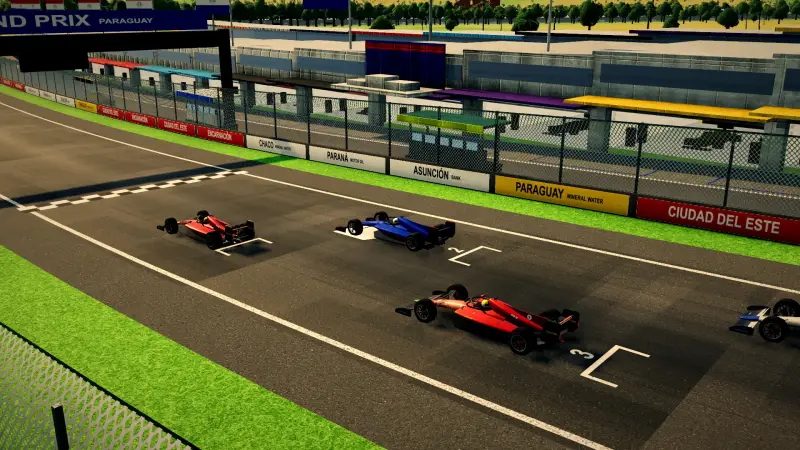 On the grid for the Paraguayan Grand Prix: Paraguay racing game screenshot