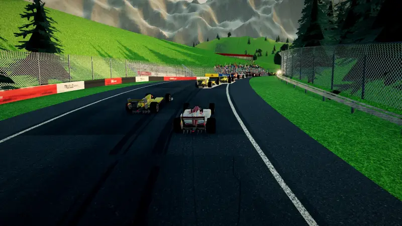 The climb to the hairpin, Peru: Peru racing game screenshot