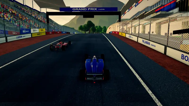 On the grid for the Luzon Grand Prix: Philippines racing game screenshot