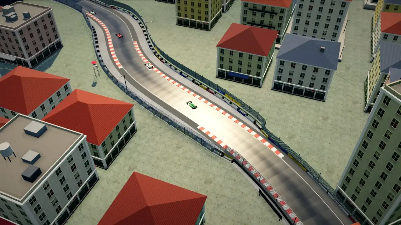 The helicopter over the Poland circuit: the Poland racing game