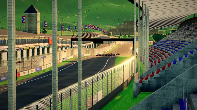 On the grid for the Puerto Rican Grand Prix: Puerto Rico racing game screenshot