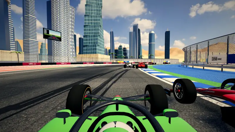 On board around Qatar: Qatar racing game screenshot