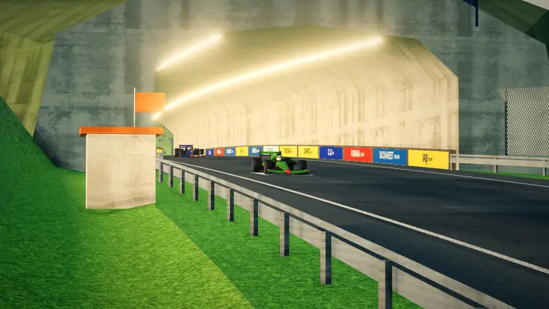Out of the tunnel, Romania: Romania racing game screenshot