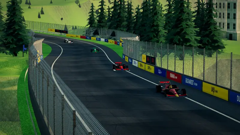 Over the crest, Romania: Romania racing game screenshot