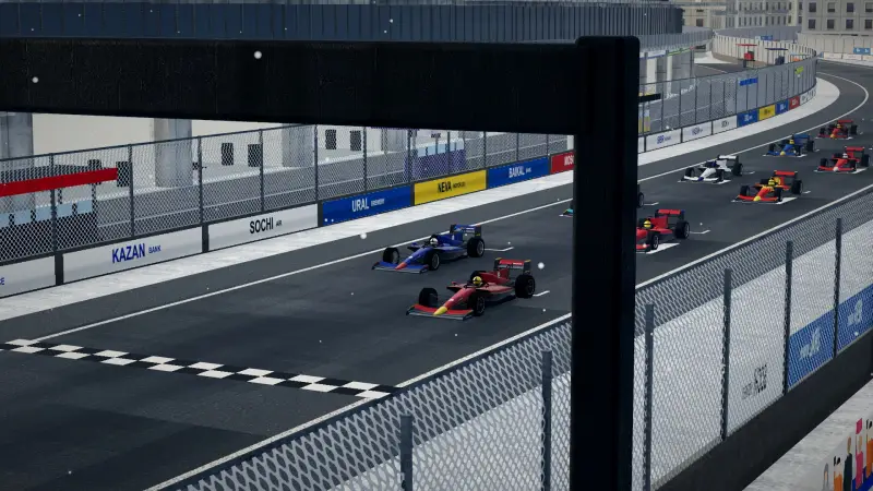 On the grid for the Russian Grand Prix: Russia racing game screenshot